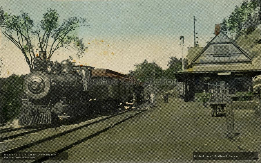 Postcard: Boston & Maine Station, Wells River, Vermont